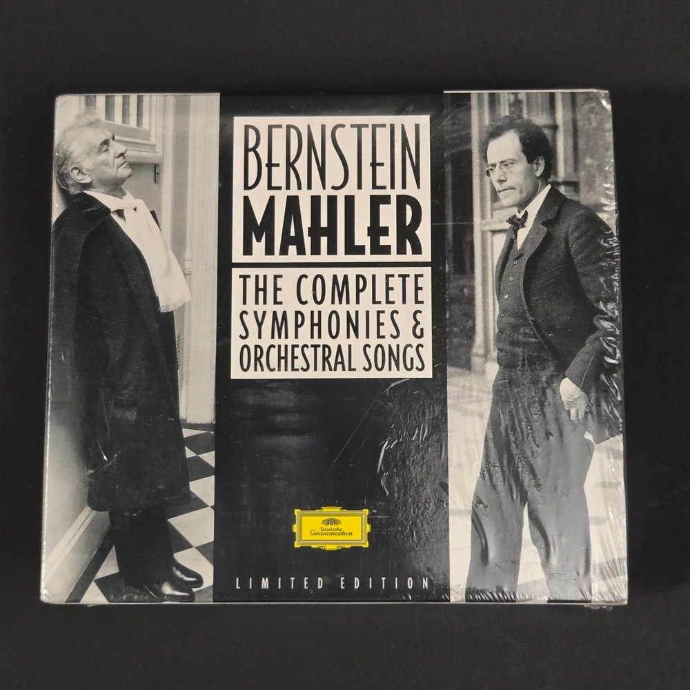 Bernstein Mahler Complete Symphonies 16 CD Deutsche Grammophon Box Set NM